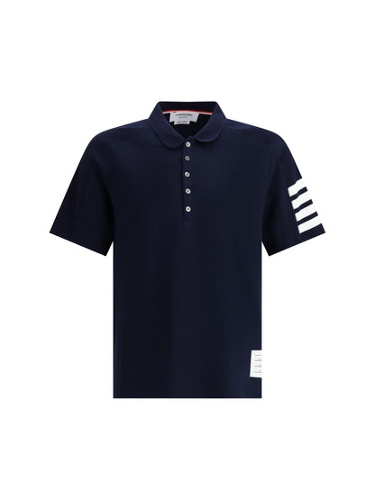 THOM BROWNE Cotton Polo Sweater