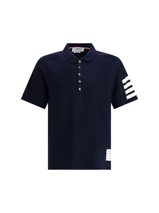 THOM BROWNE Cotton Polo Sweater