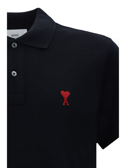 AMI PARIS Cotton ADC Polo