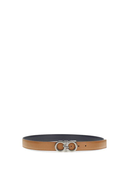 FERRAGAMO Reversible and adjustable Gancini Belt