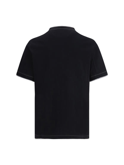 BRUNELLO CUCINELLI T-shirt in cotton with a logo