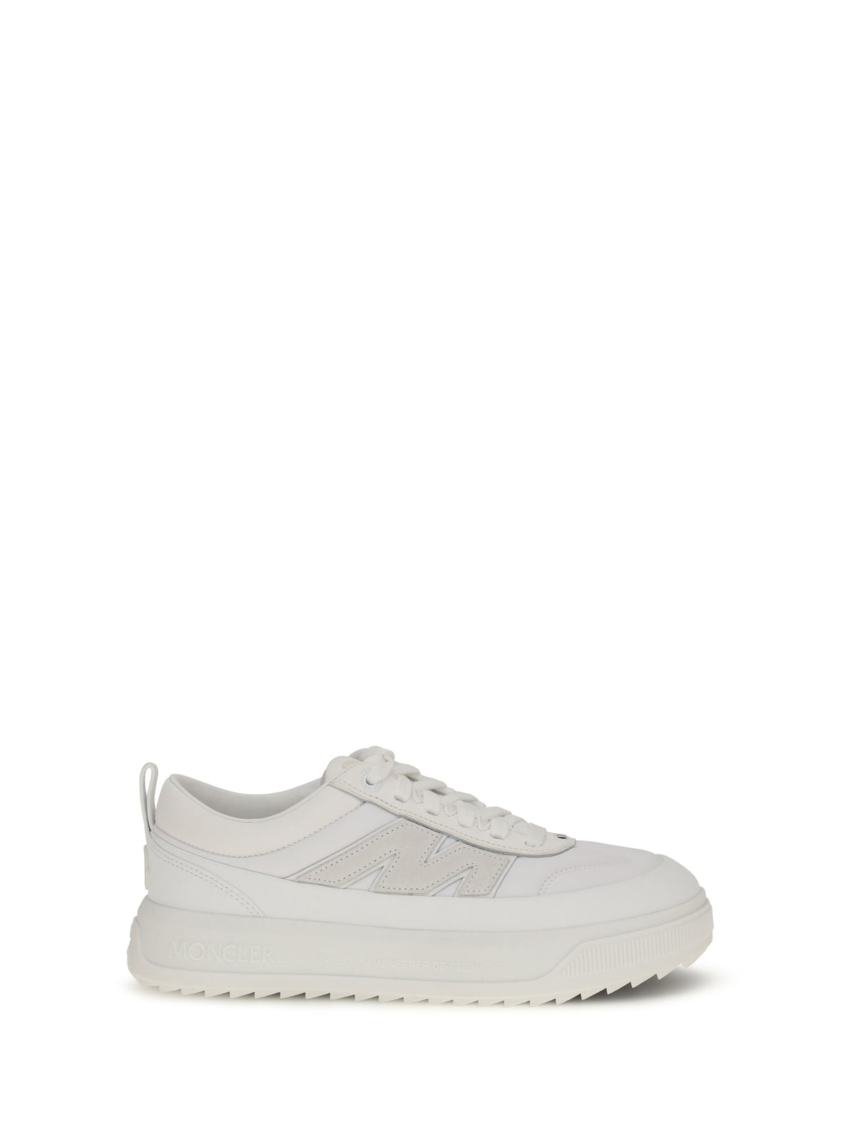 Moncler Altive Sneakers in suede and nubuck - White