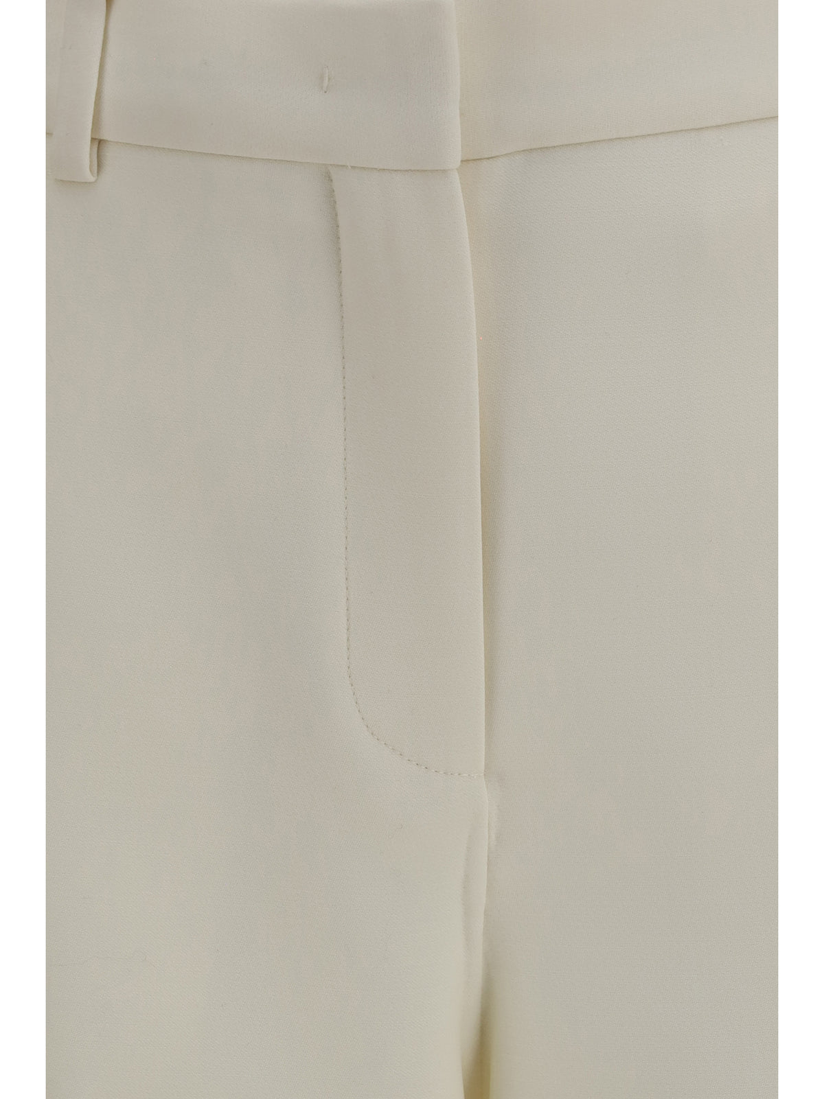 Fendi Tailored Wool Pants - Ivory