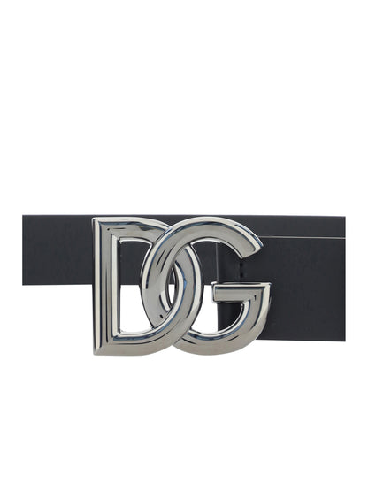 Dolce & Gabbana Tosca Belt - Black/Rut.Ultr.Black