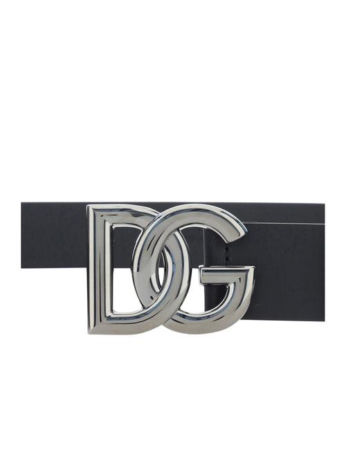 Dolce & Gabbana Tosca Belt - Black/Rut.Ultr.Black