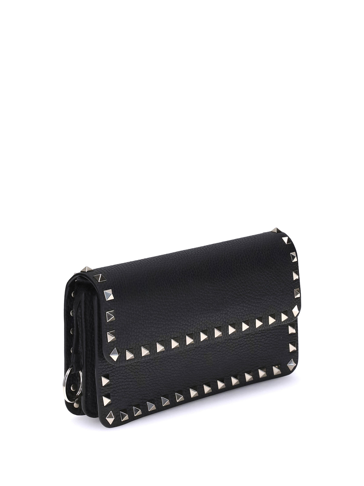 Valentino Garavani Rockstud Chain Wallet - Black