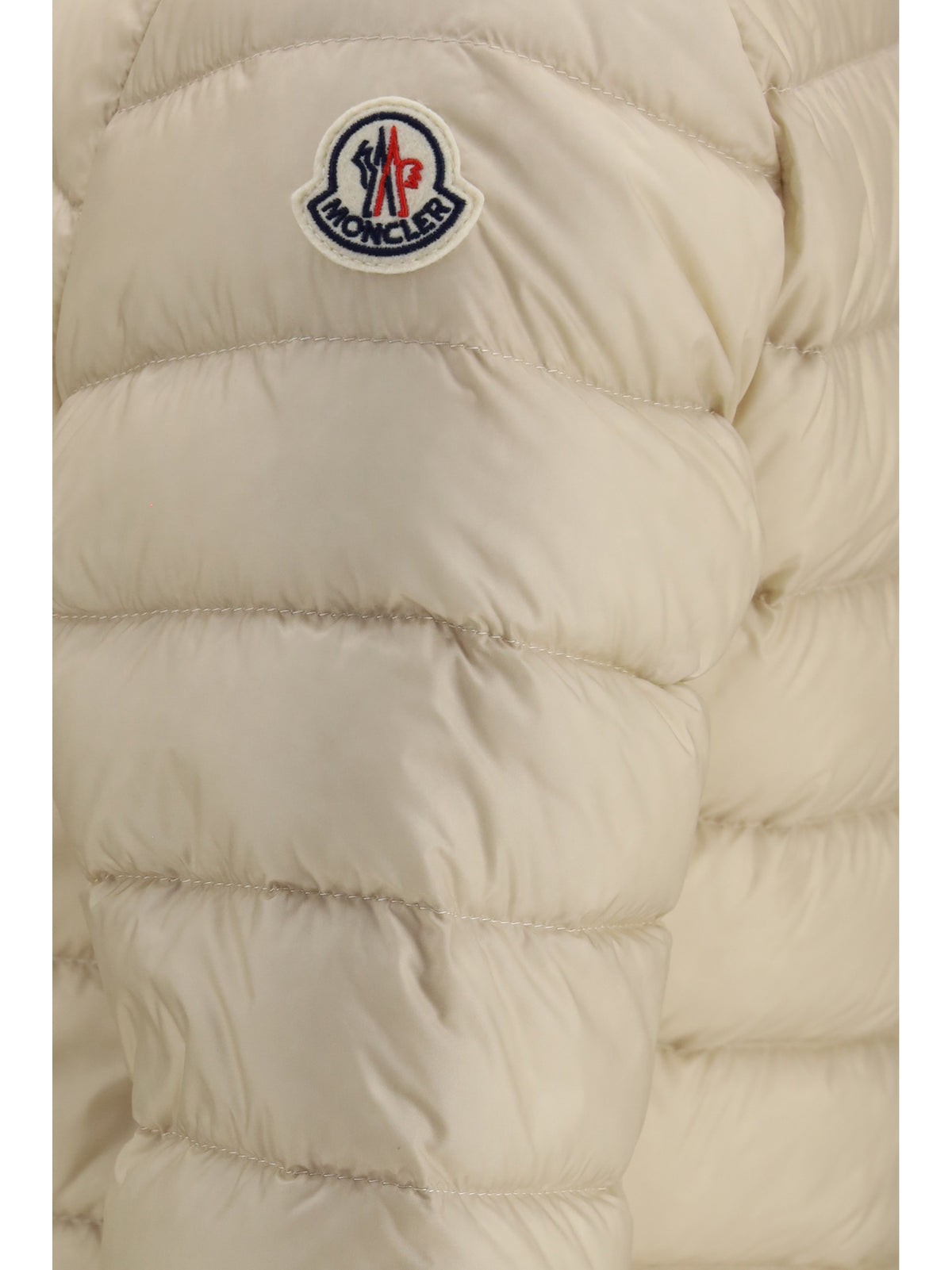 Moncler Lans packable short Down Jacket - Beige