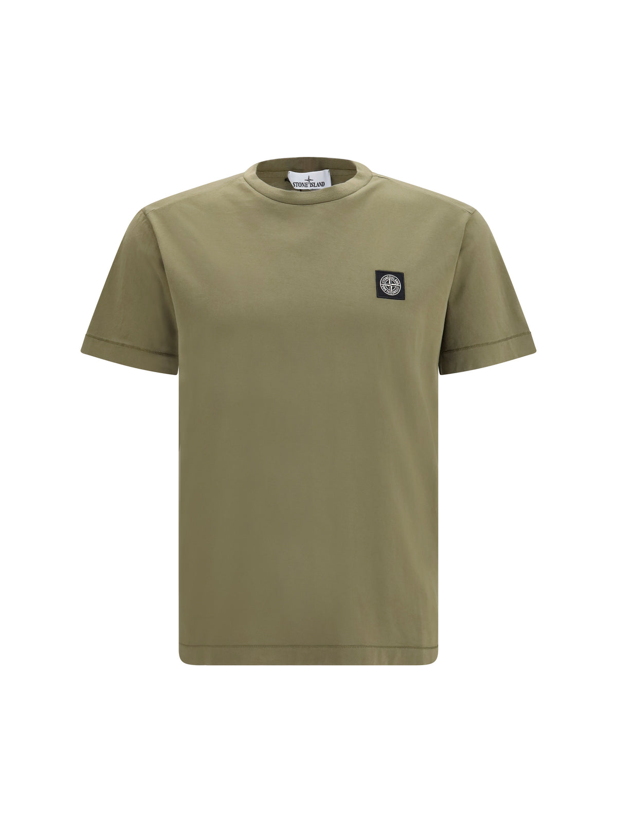 Stone Island Logo patch T-shirt - Military Green