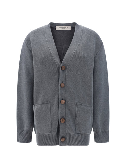 Golden Goose Cardigan - Dark Grey Melange