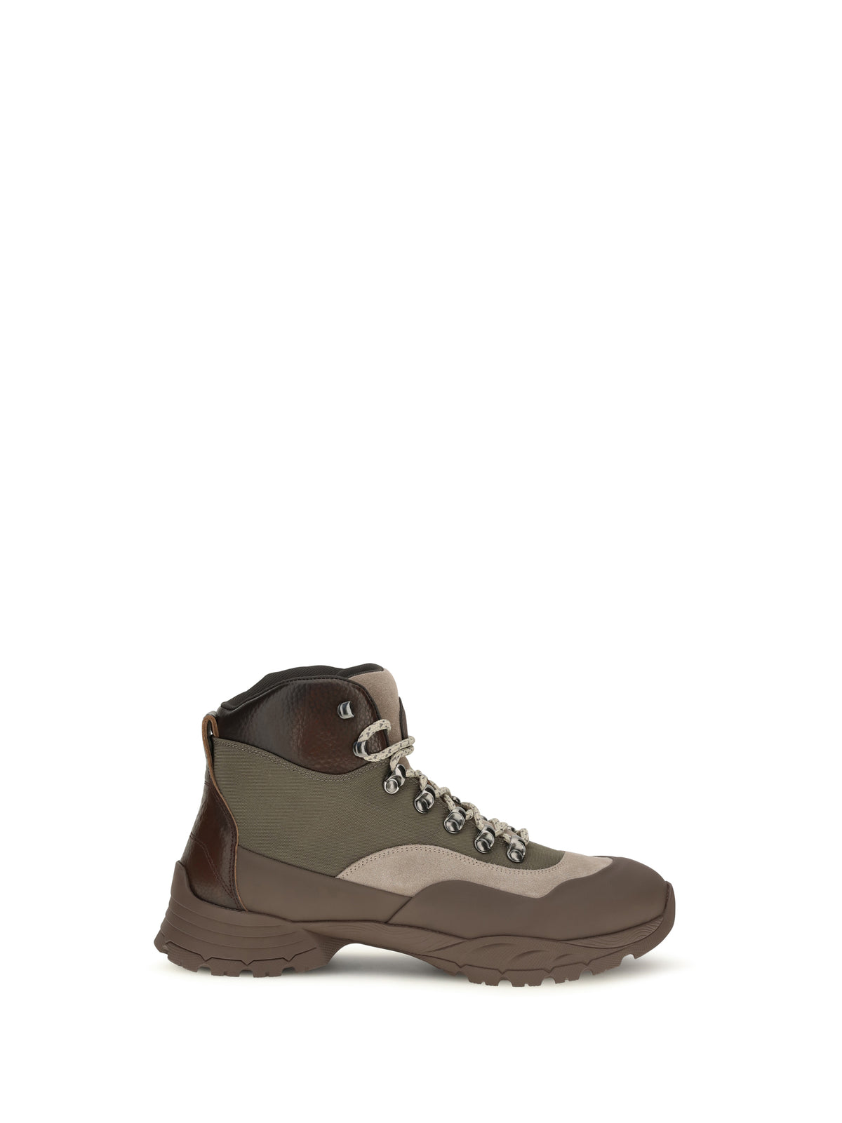 Brunello Cucinelli Outdoor lace-up Boots - Kaky+Cioccolato+Koala+Copper