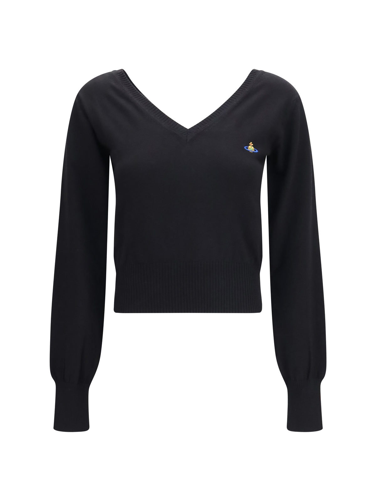 Vivienne Westwood Beatrice V-neck Sweater - Black