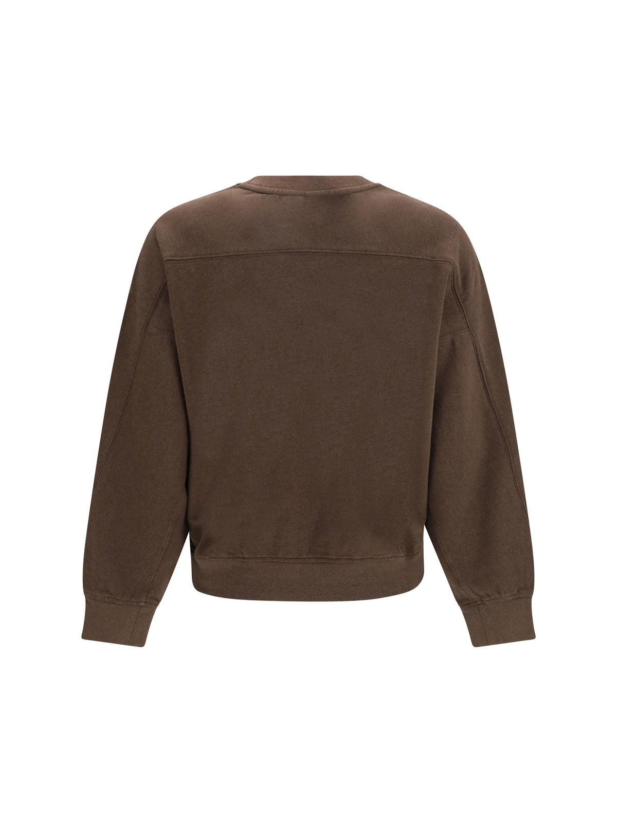 Maison Kitsuné Baby Fox open-pocket Sweatshirt - Dark Brown Chiné