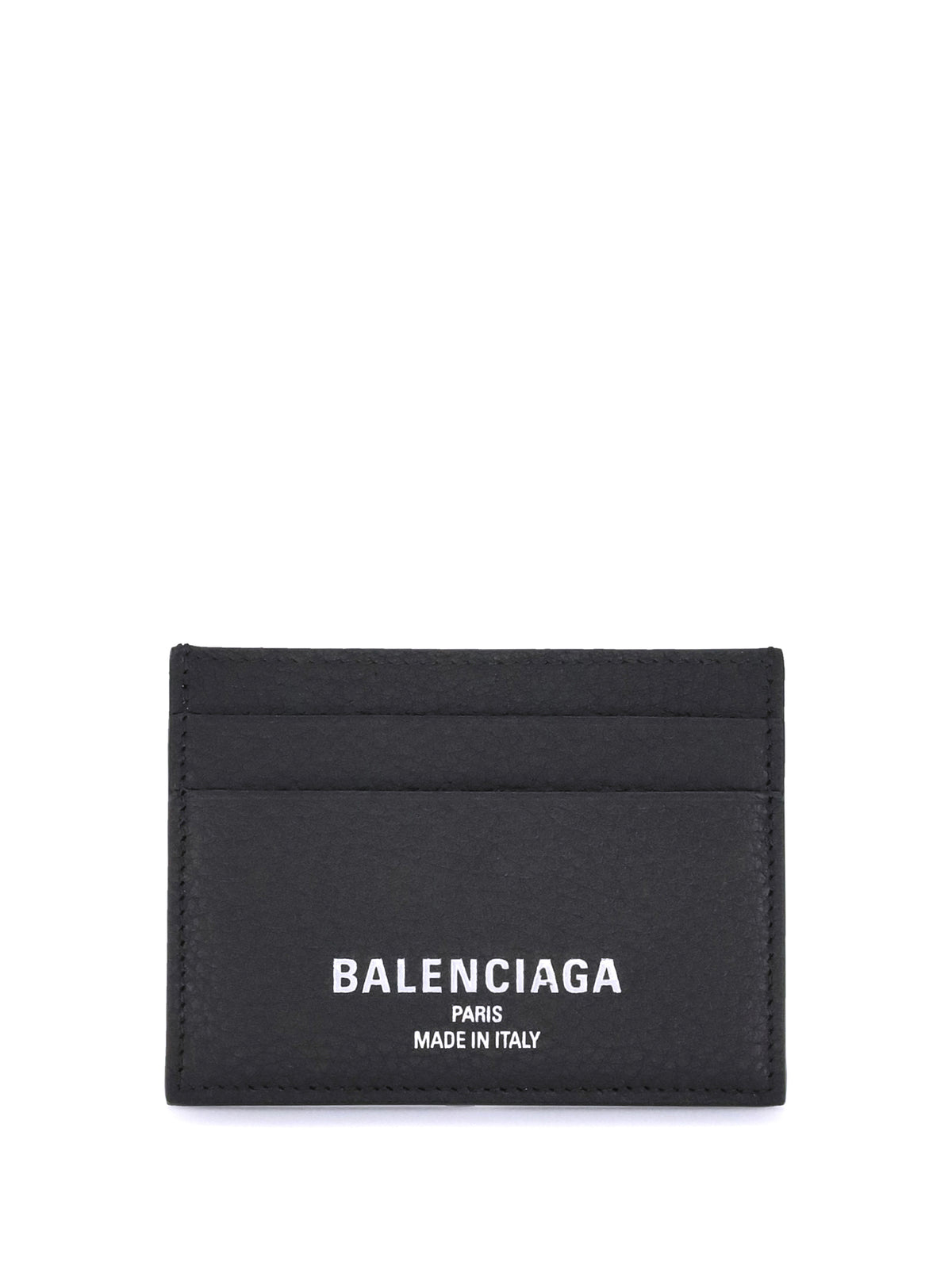 Balenciaga Leather Card Holder - Black