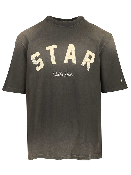 Golden Goose T-Shirt Star - Grey
