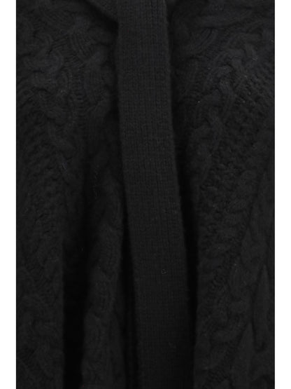 Ermanno Scervino Cashmere Cape - Black