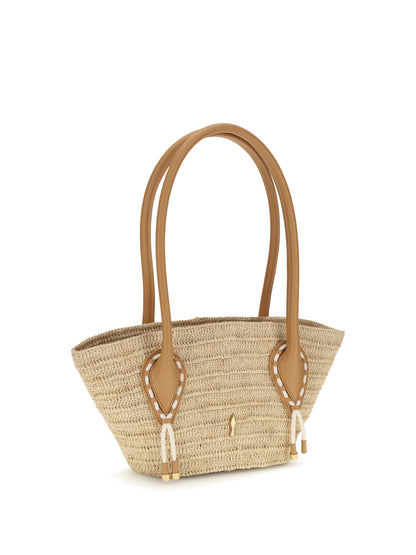 Christian Louboutin Venus mini Tote Bag - Natural/Leather