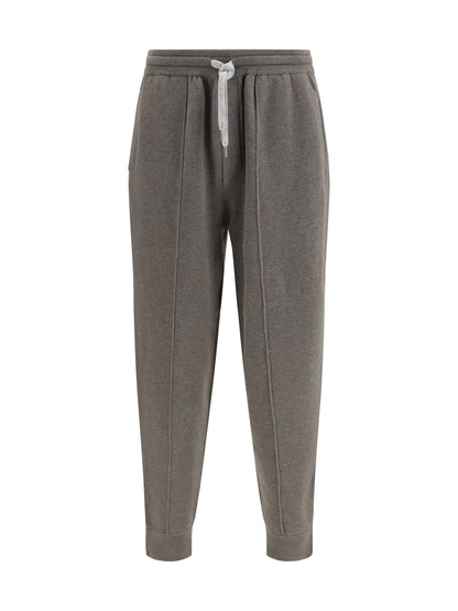 Brunello Cucinelli Double-knit cashmere Pants with Crête and zips at the hem - 9758+072