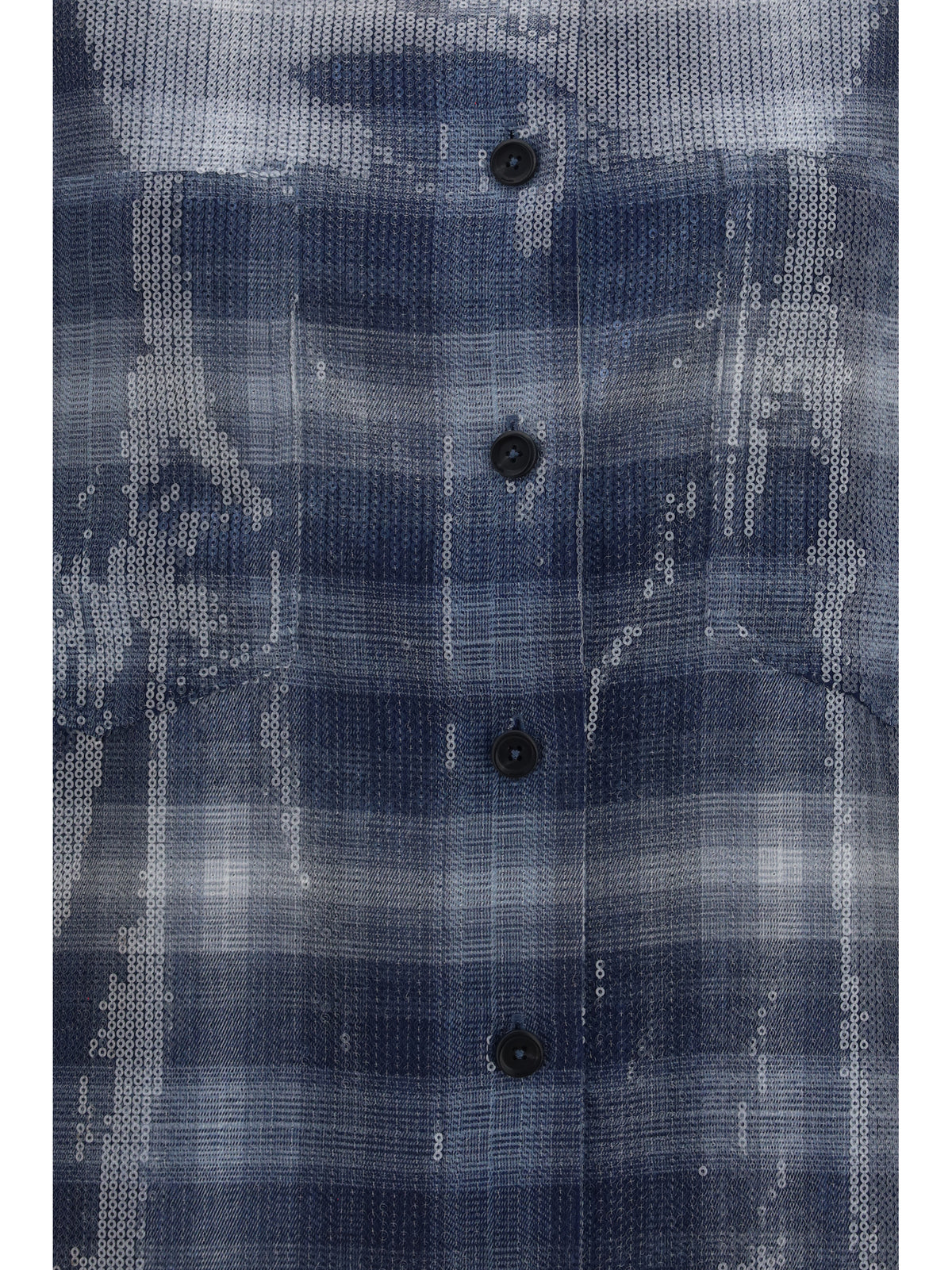 Pinko Orchidea sequin Shirt - Mult.Blu/Light Blue