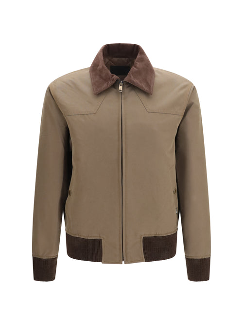 Prada Jacket with corduroy collar - Light Brown