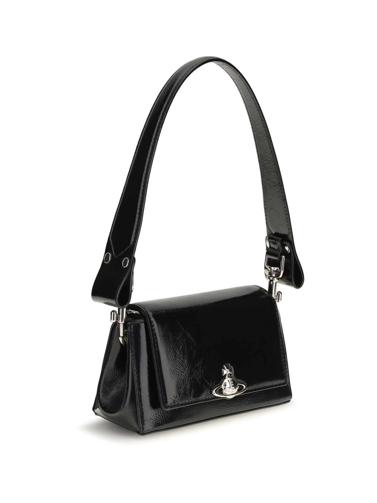 Vivienne Westwood Small Hazel Shoulder Bag - Black