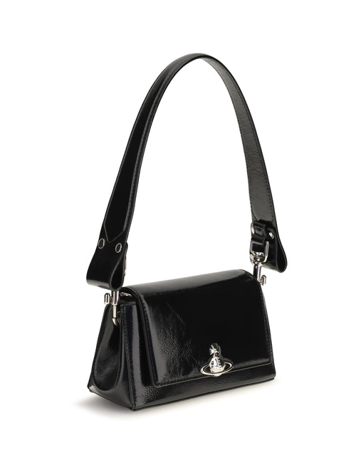 Vivienne Westwood Small Hazel Shoulder Bag - Black