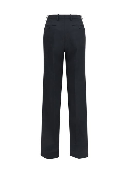 Tom Ford Wide-leg pleated - Black