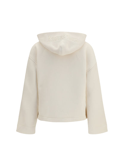 Max Mara Pure Hooded Sweatshirt - Ivory