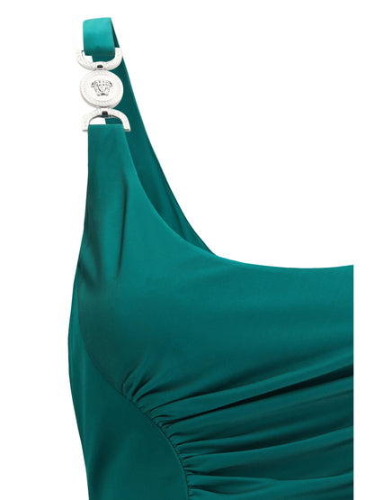 VERSACE Midi jersey Dress