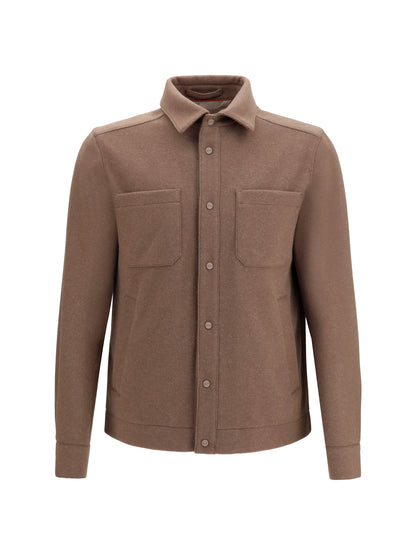 Herno Snap-button Jacket - Tortora Dark