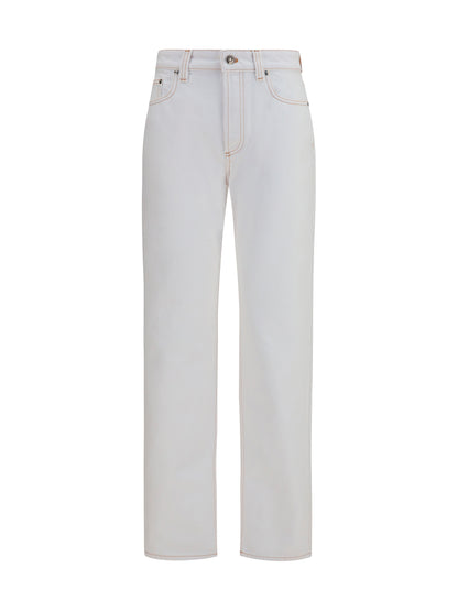 Versace High-waisted Jeans - Optical White