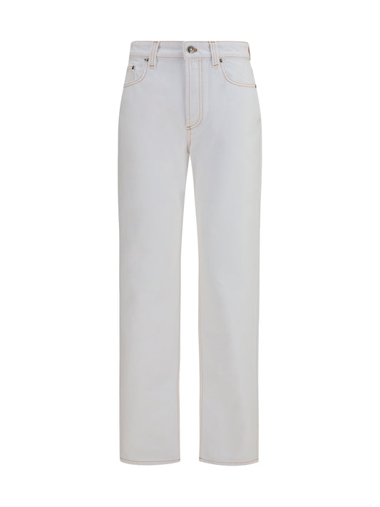 Versace High-waisted Jeans - Optical White