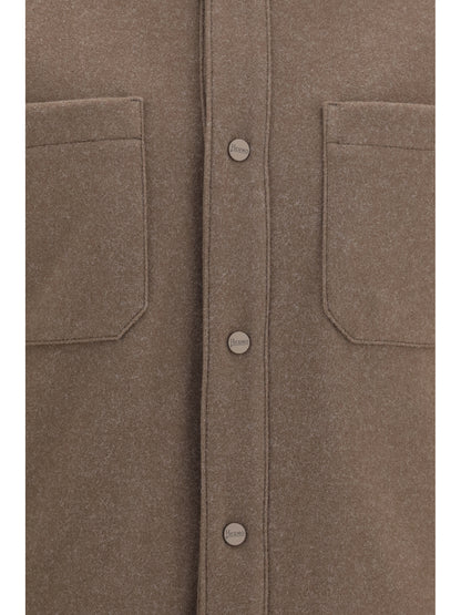 Herno Snap-button Jacket - Tortora Dark