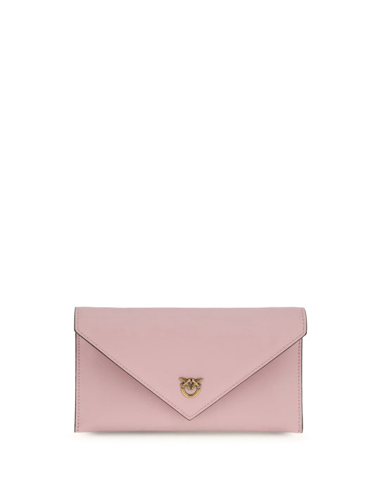 PINKO Love Birds Logo mini Clutch Bag