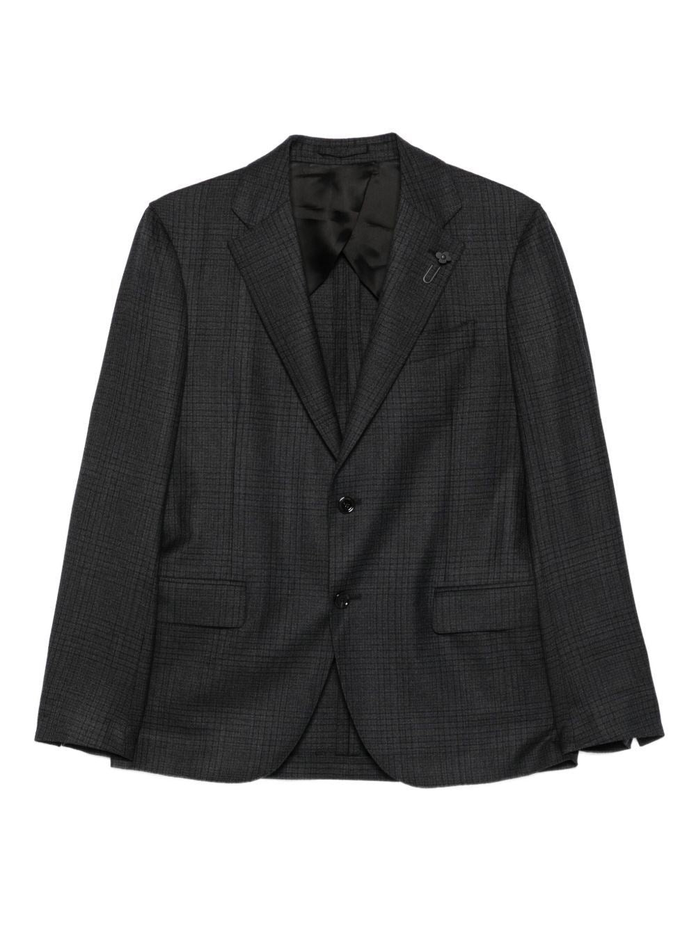 Lardini Unlined Single-Breasted Dress - Blue