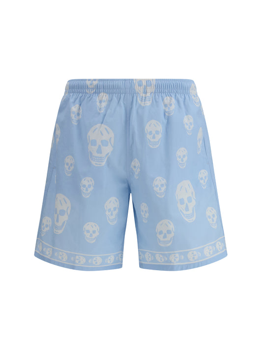 ALEXANDER McQUEEN Skull-print swim Shorts