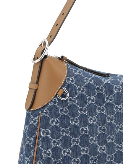 GUCCI GG Emblem Shoulder Bag