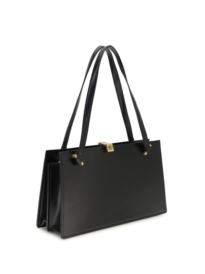 Versace Severine Shoulder Bag in leather - Black/Gold '82