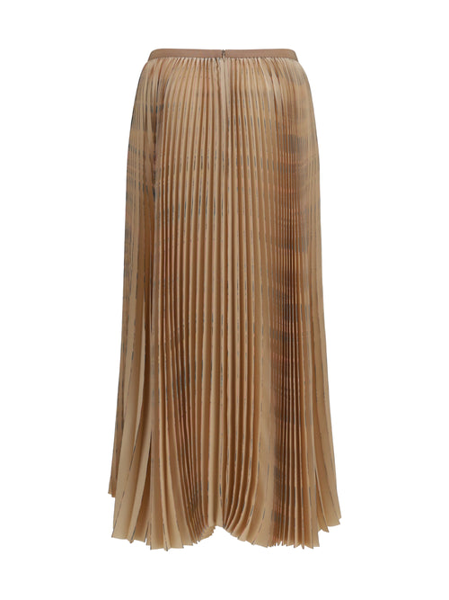 Fabiana Filippi Pleated midi Skirt - Acero/Chine'