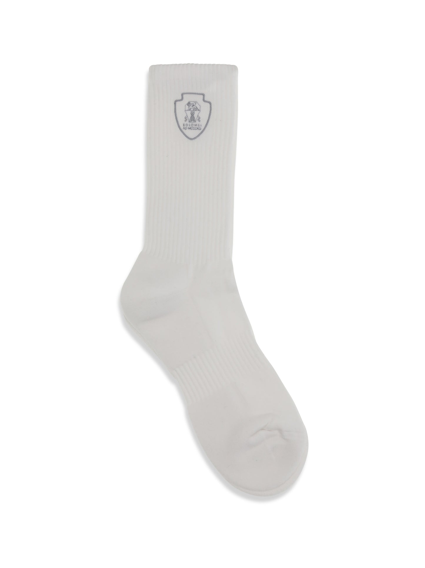 BRUNELLO CUCINELLI Ribbed cotton knit Socks