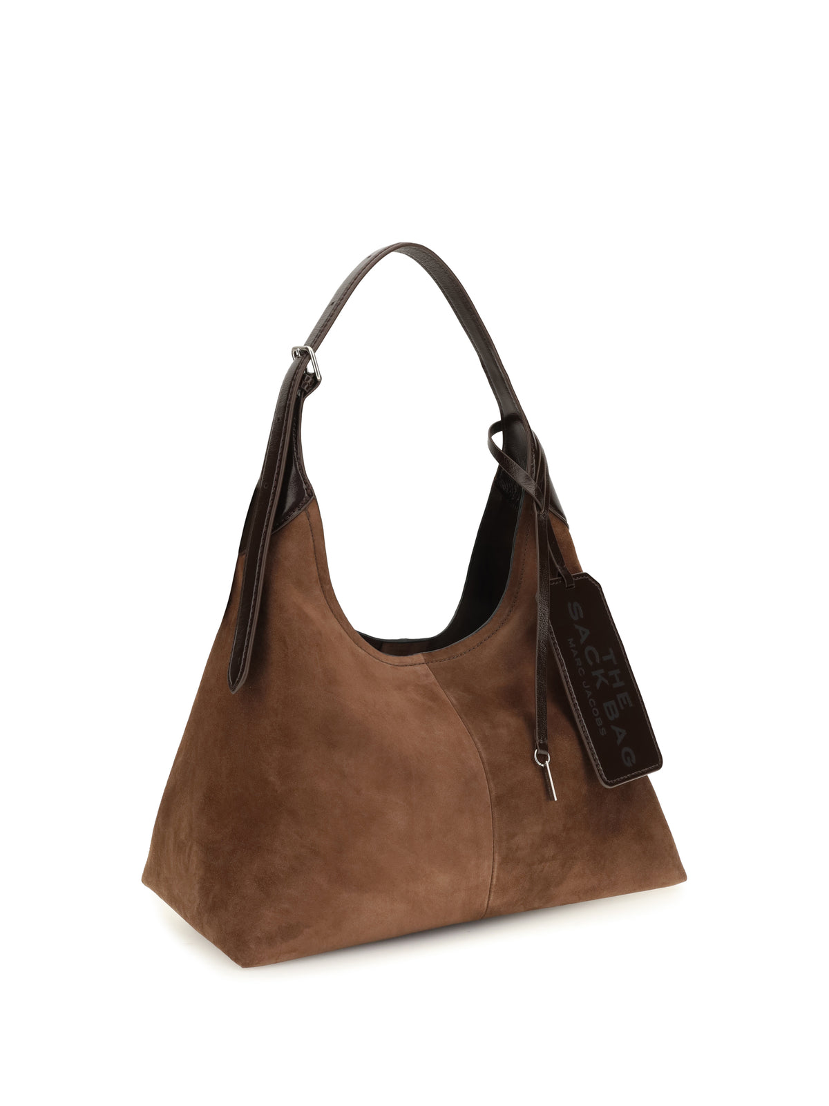 Marc Jacobs Sack Suede Shoulder Bag - Dark Brown
