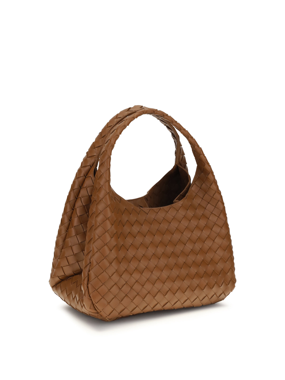 Bottega Veneta Campana Shoulder Bag - Tannin-Muse Brass