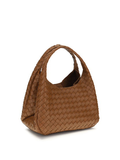 Bottega Veneta Campana Shoulder Bag - Tannin-Muse Brass
