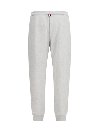 Thom Browne Loopback 4-Bar Track Pants - Dark Grey / Pale Grey