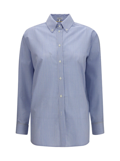 Loewe Wool Shirt - Blue/White