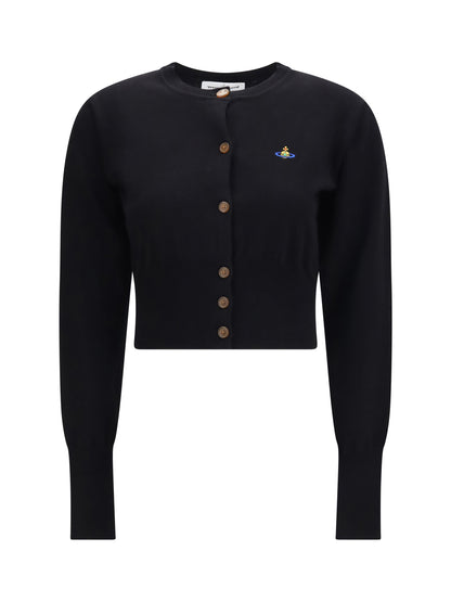 Vivienne Westwood Bea crop Cardigan - Black
