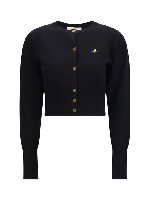 Vivienne Westwood Bea crop Cardigan - Black