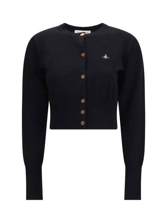 Vivienne Westwood Bea crop Cardigan - Black