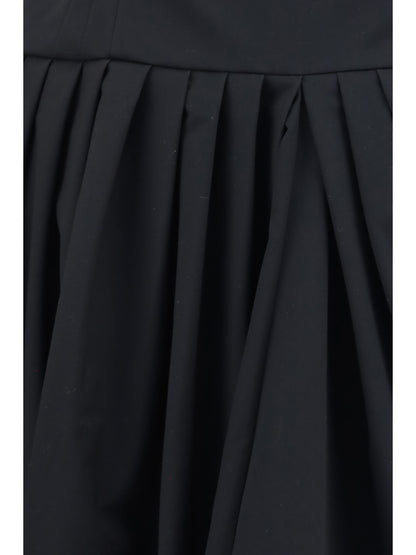 Magda Butrym Off-the-shoulder midi Dress - Black