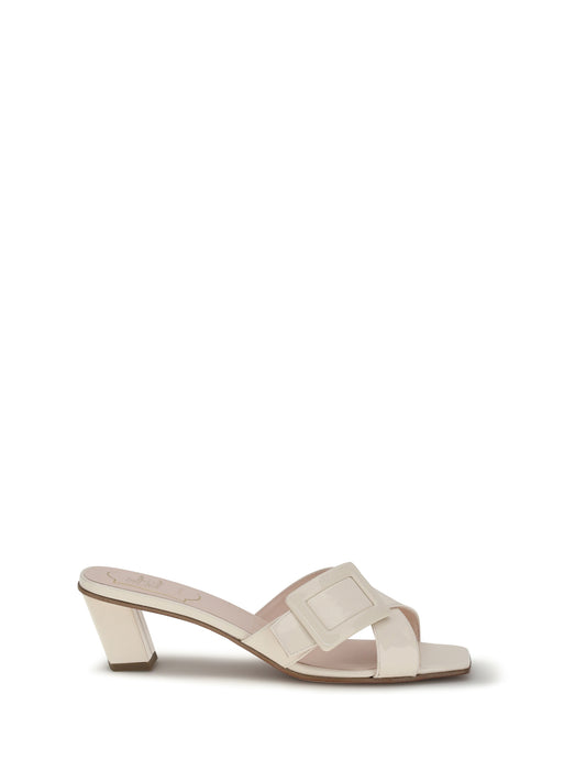 ROGER VIVIER Belle Vivier patent leather Sandals