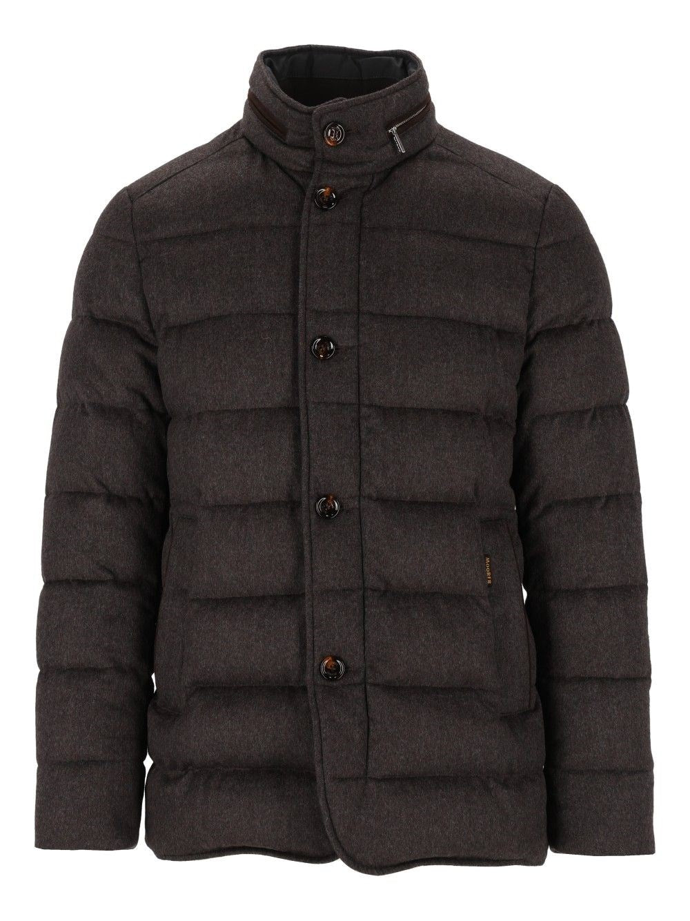 Moorer Quilted Jacket "Nolde-Ls9" - Brown